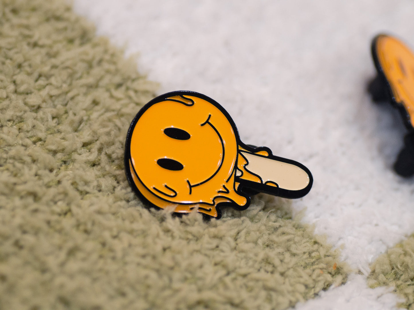 Smiley Face Popsicle - Soft Enamel Pin