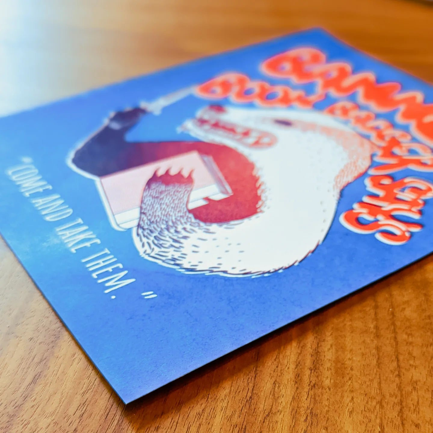 Banned Book Badger Art Print