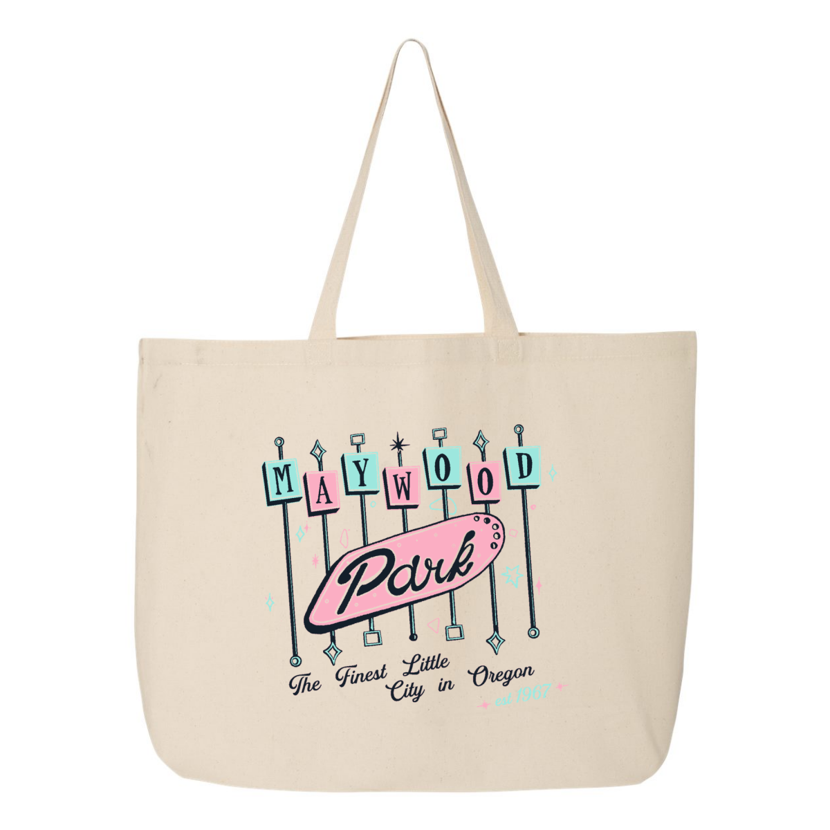 Maywood Park Mid-Century Canvas Tote (Limited Quantity)