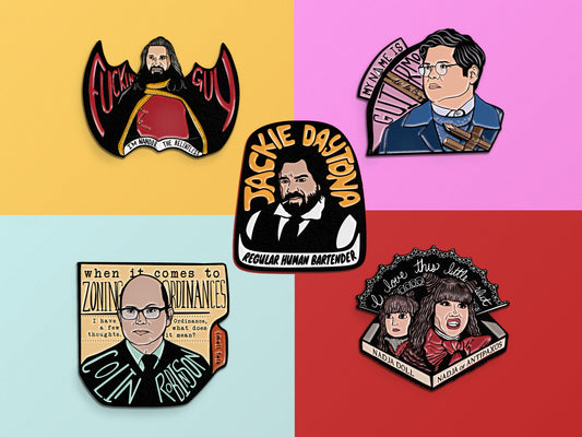 What We Do in the Shadows Enamel Pin Set - 5 Pins