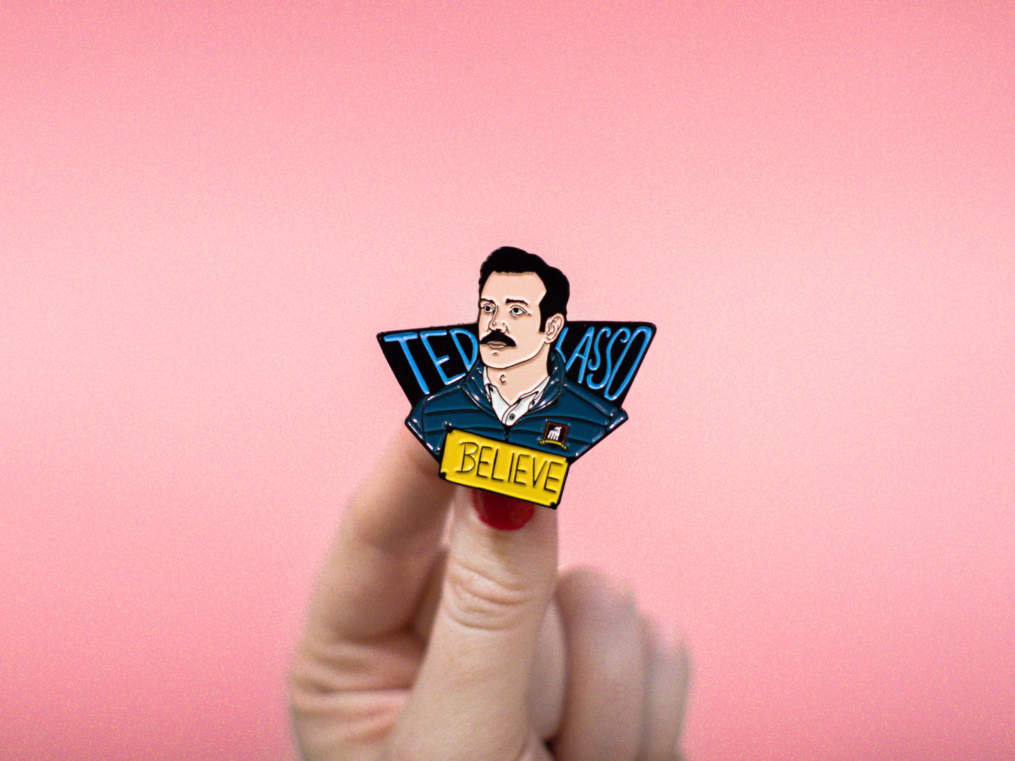 Ted Lasso Believe Sign Enamel Pin in 2023