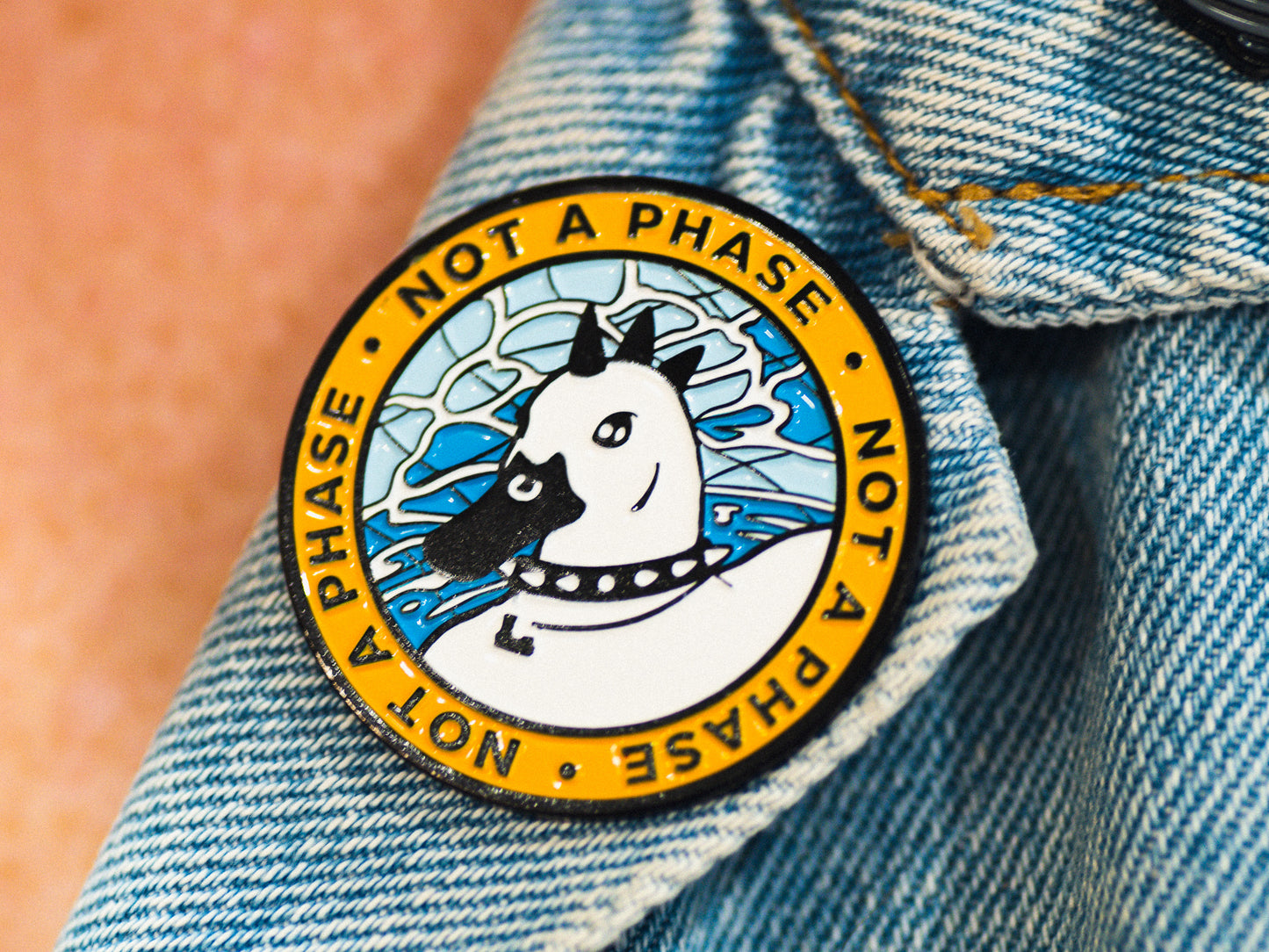 Punk Duck Enamel Pin - Axel the Duck