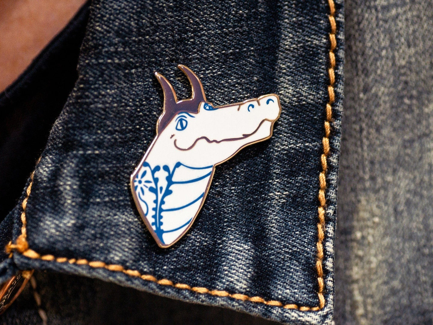 Alligator Loki Pin